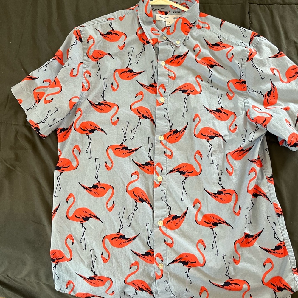 Flamingo Dress Shirt